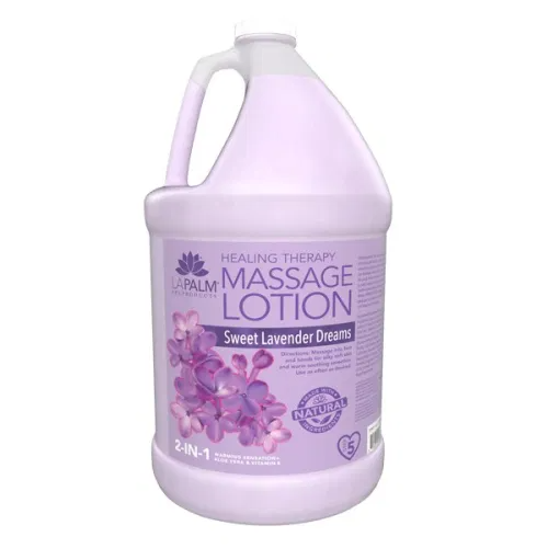 LAPALM HEALING THERAPY MASSAGE LOTION (LAVENDER) 1 GALLON