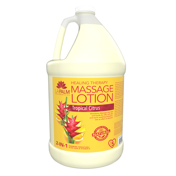 Lapalm Massage Lotion (Tropical Citrus) - Gallon