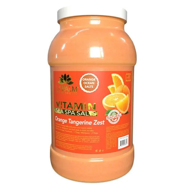 LAPALM SEA SPA SALTS ORANGE TANGERINE  - 1 GALLON - Secret Nail & Beauty Supply