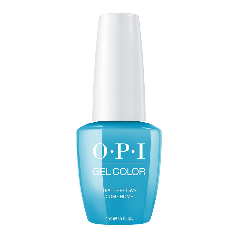 OPI Gel Color GC B54 - TEAL THE COWS COME HOME