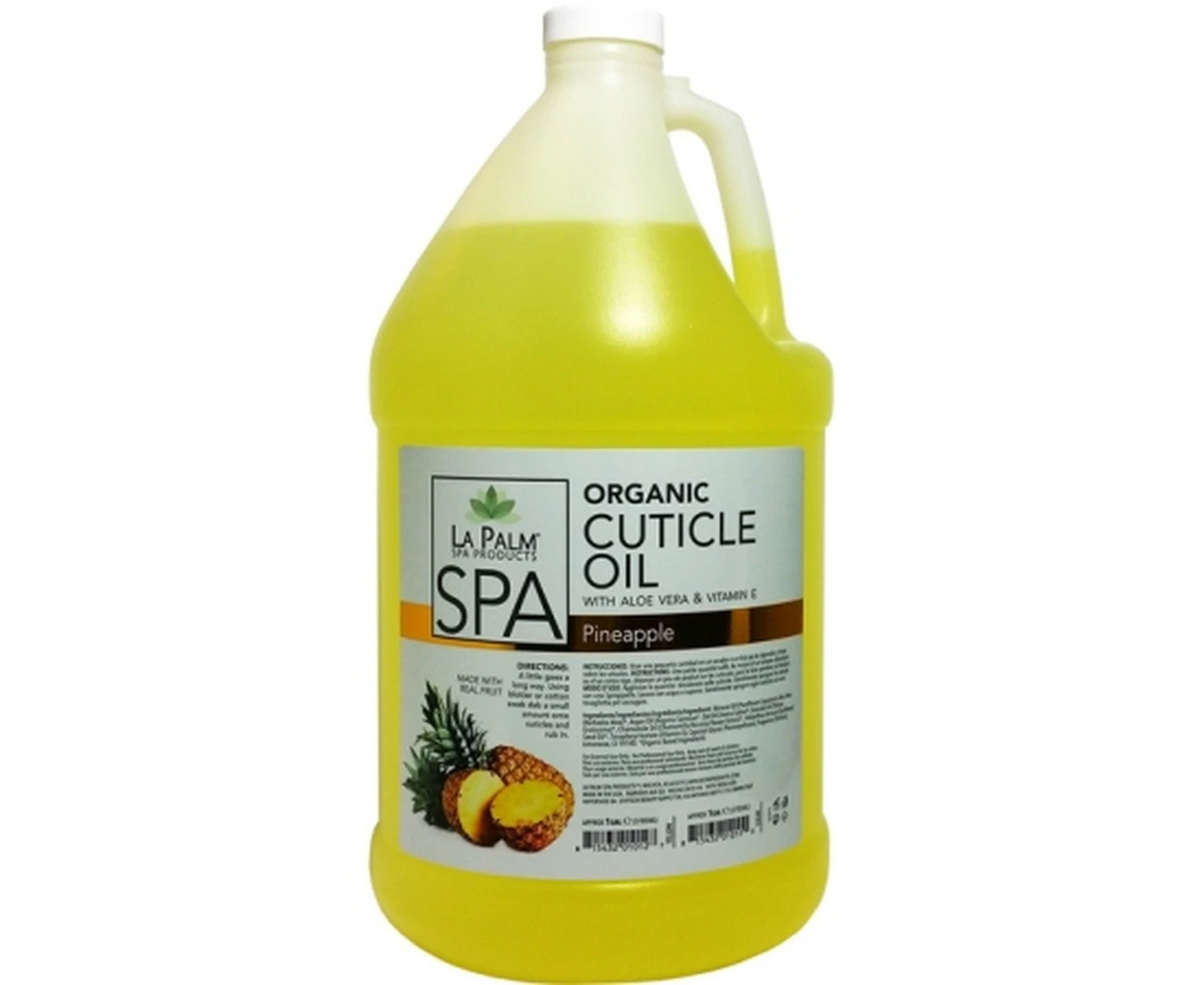 LA PALM ORGANIC CUTICLE OIL (YELLOW PINEAPPLE) 1 Gallon