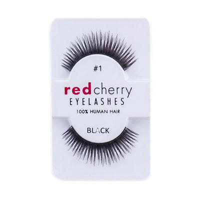 RED CHERRY EYELASHES #1-CHLOE