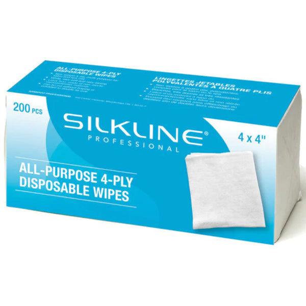 SL52509 SILKLINE ALL PURPOSE WIPES 4"x4"