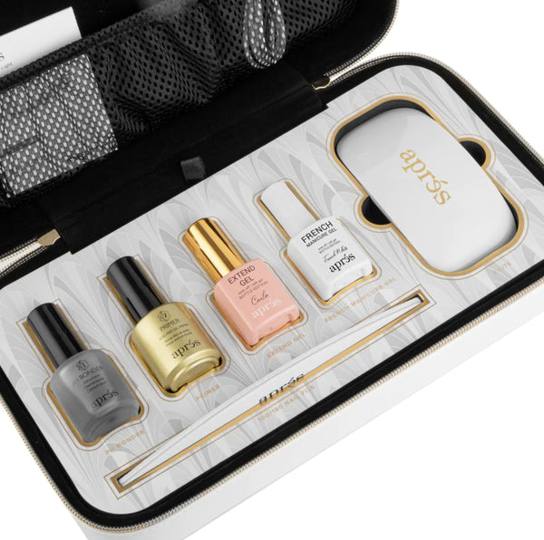 APRES GEL 6 PCS /KIT( NEW ) WHITE CASE - FRENCH SET - Secret Nail & Beauty Supply