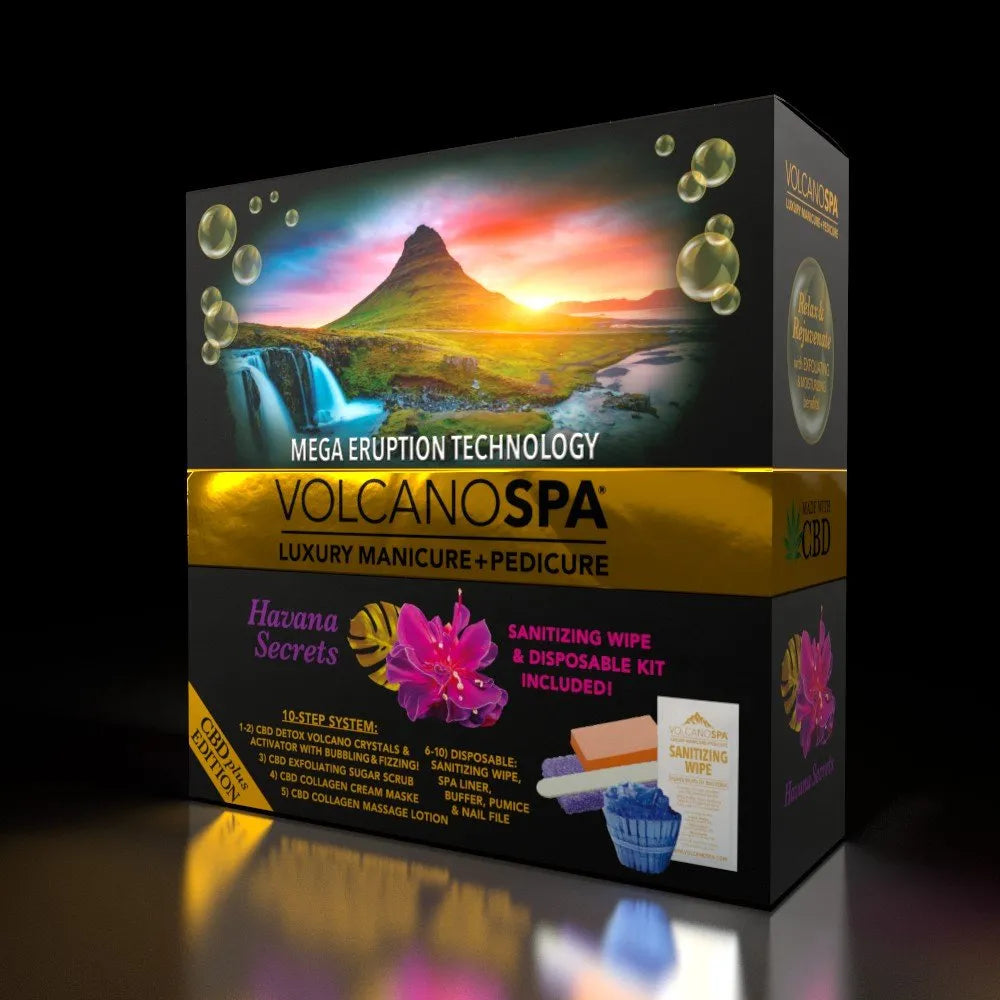 LAPALM VOLCANO SPA CBD EDITION - MANICURE + PEDICURE KIT