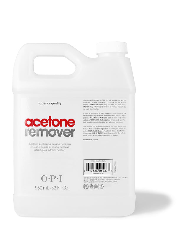 OPI PURIFIED ACETONE REMOVER 32 OZ - Secret Nail & Beauty Supply