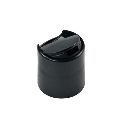 BOTTLE LID DISC TOP BLACK/WHITE - Secret Nail & Beauty Supply