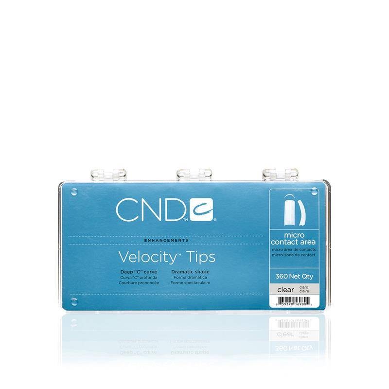 CND VELOCITY TIPS 360/tray-WHITE