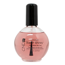 CND 70204536 CND SUPER SHINEY HIGH GLOSS TOP COAT 2.3 OZ - Secret Nail & Beauty Supply