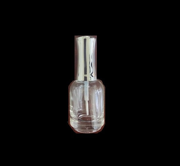 EMPTY POLISH BOTTLE  (SILVER CAP) - Secret Nail & Beauty Supply