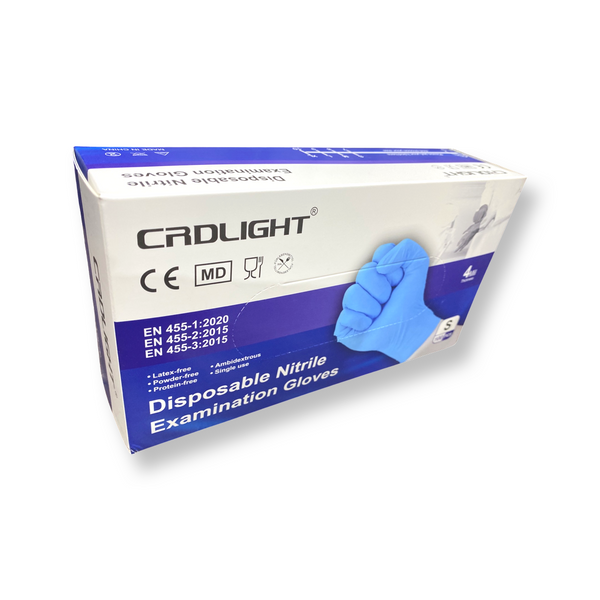 CRDLIGHT NITRILE GLOVES SMALL - Secret Nail & Beauty Supply