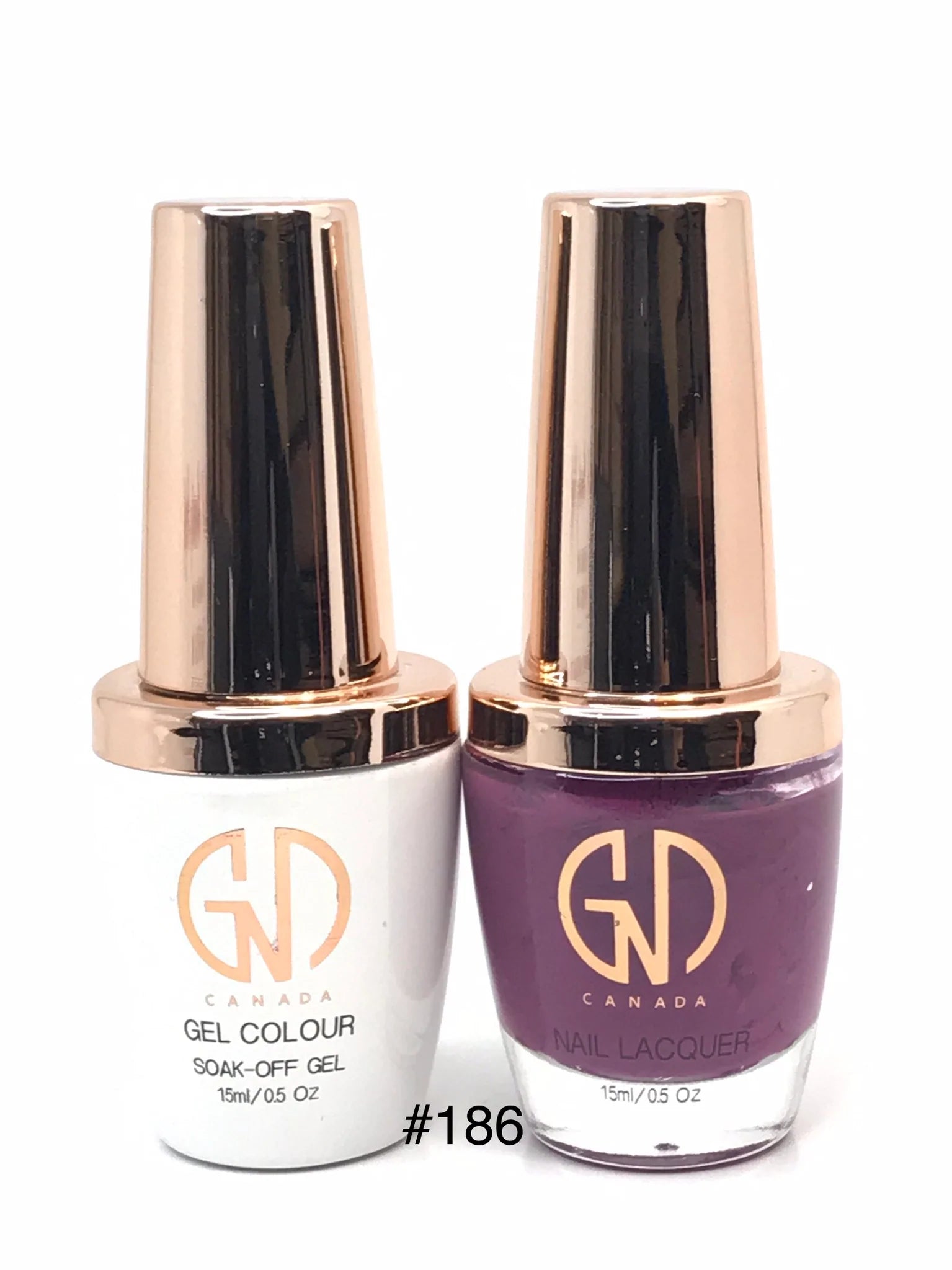 GND Duo Gel & Lacquer 186
