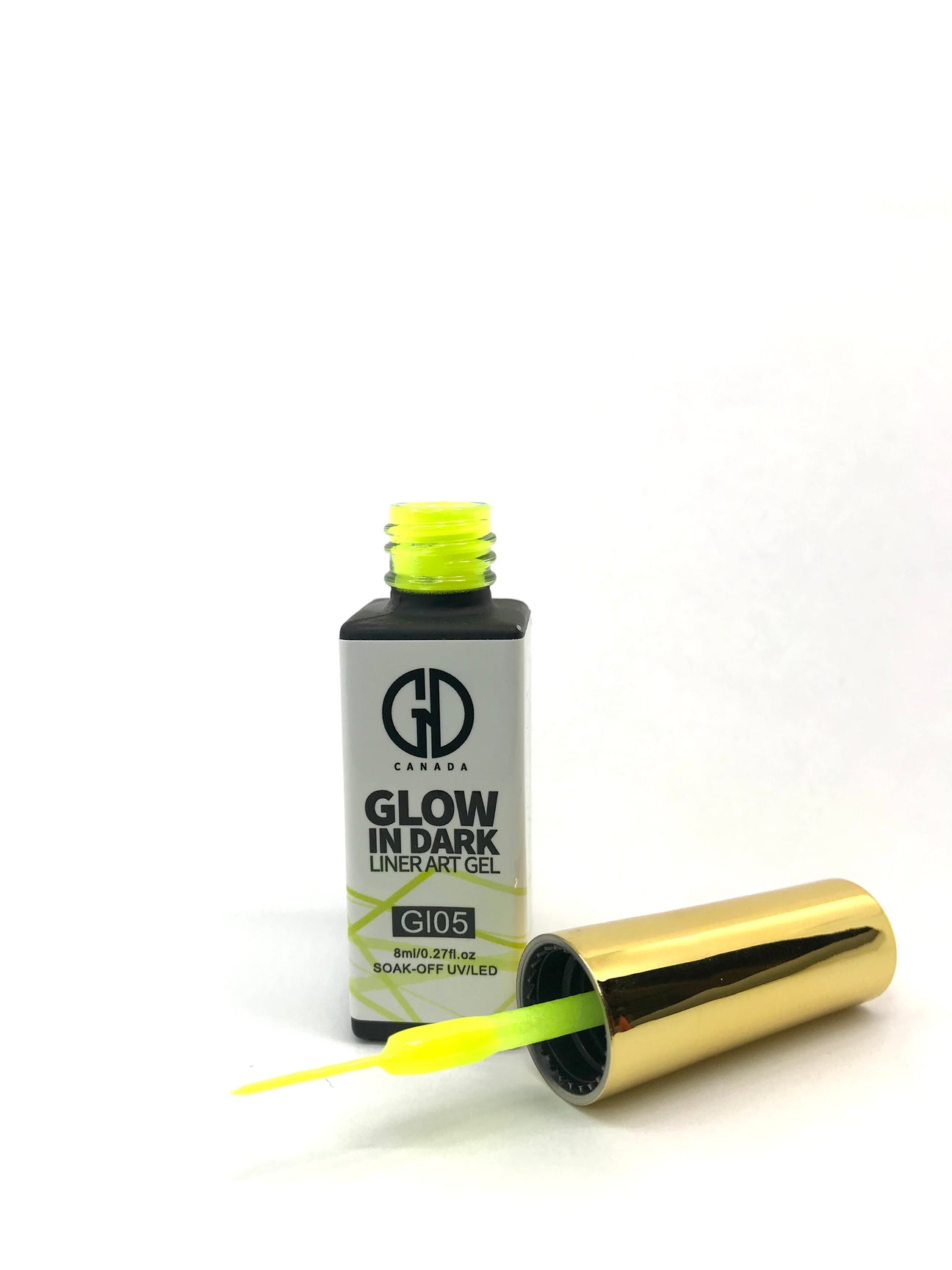 GND LINER ART GEL 8 ML - GLOW IN DARK
