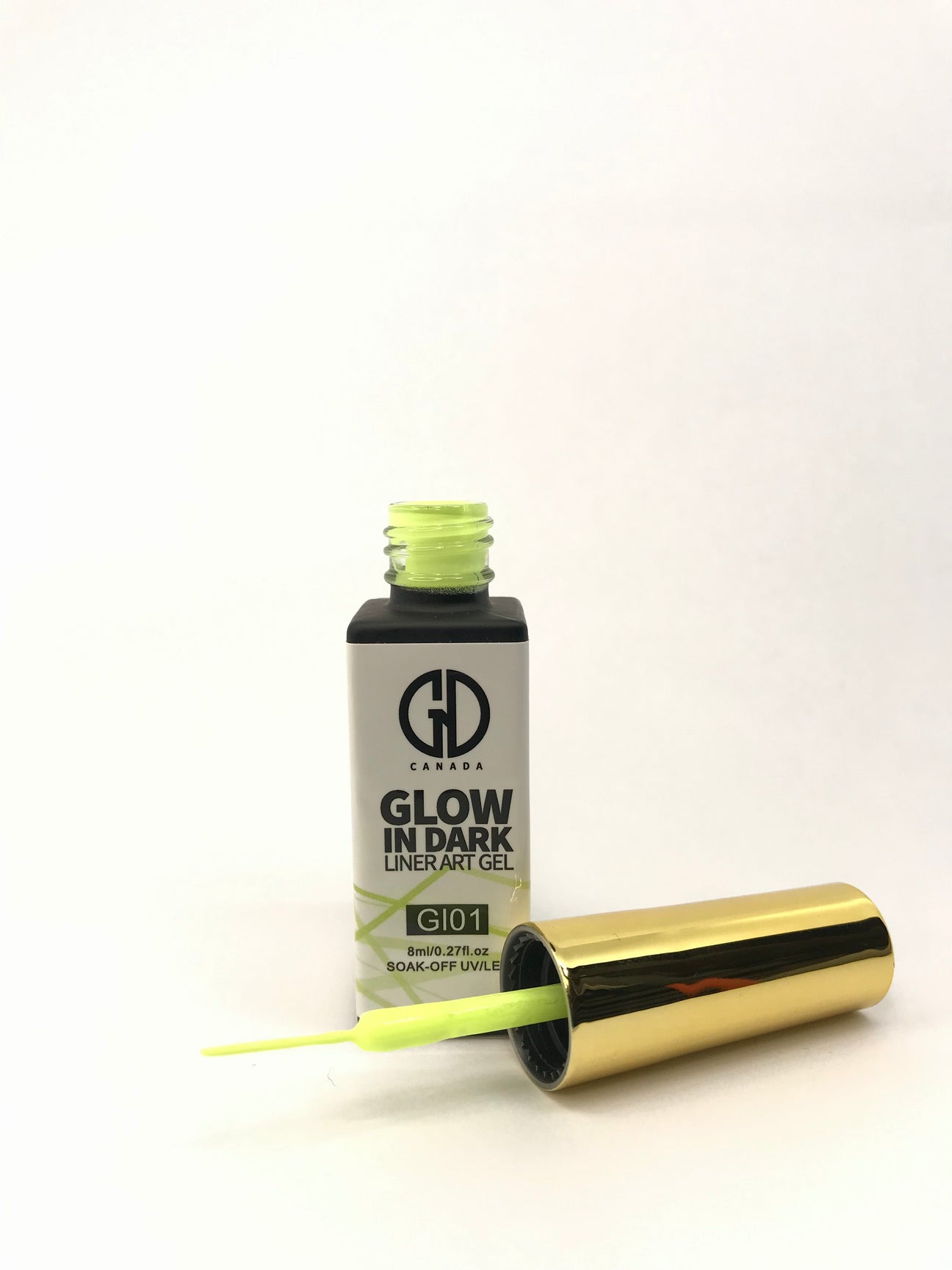 GND LINER ART GEL 8 ML - GLOW IN DARK