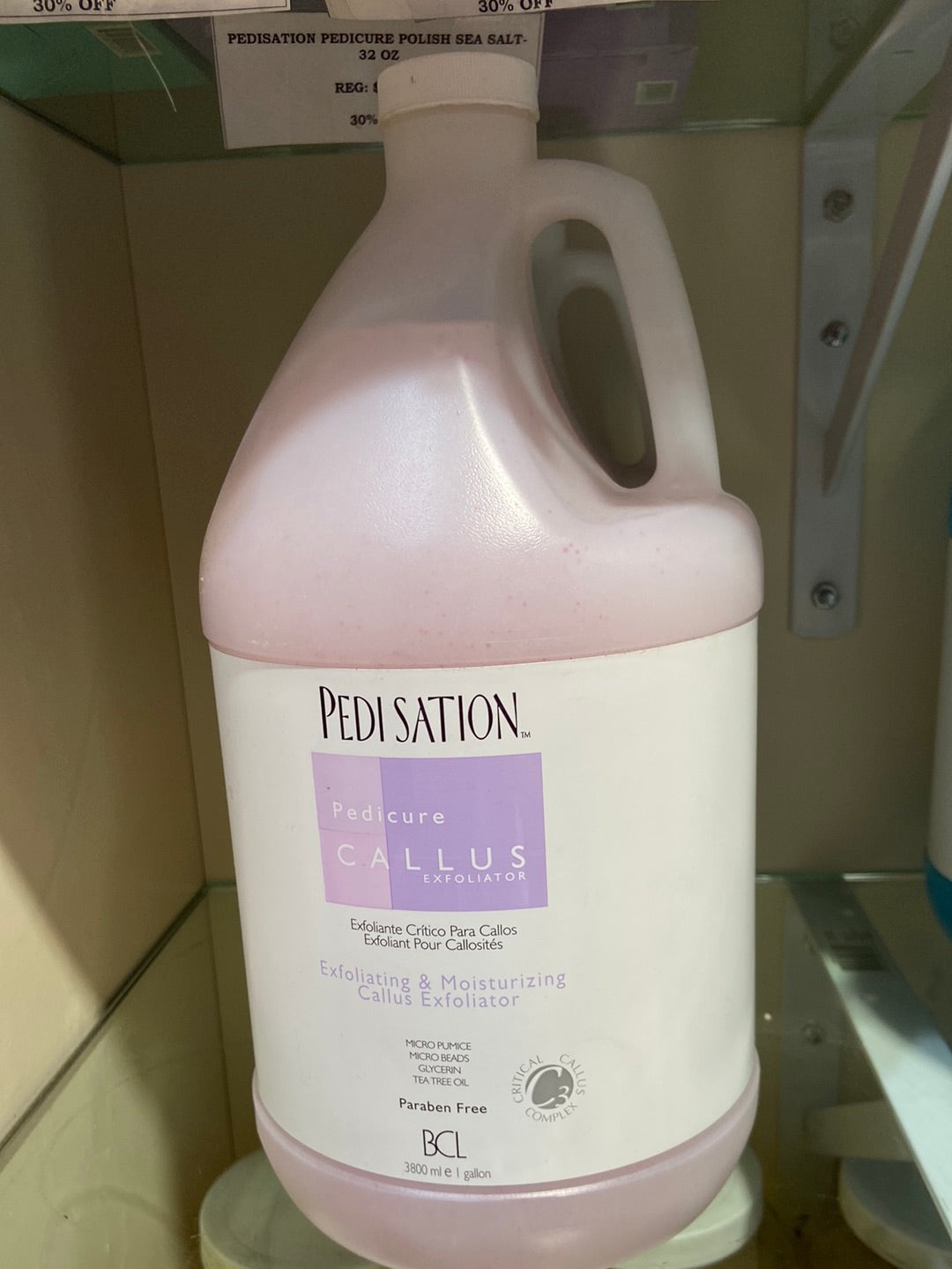 BCL PS94017 PEDICURE CALLUS EXFOLIATOR  GALLON