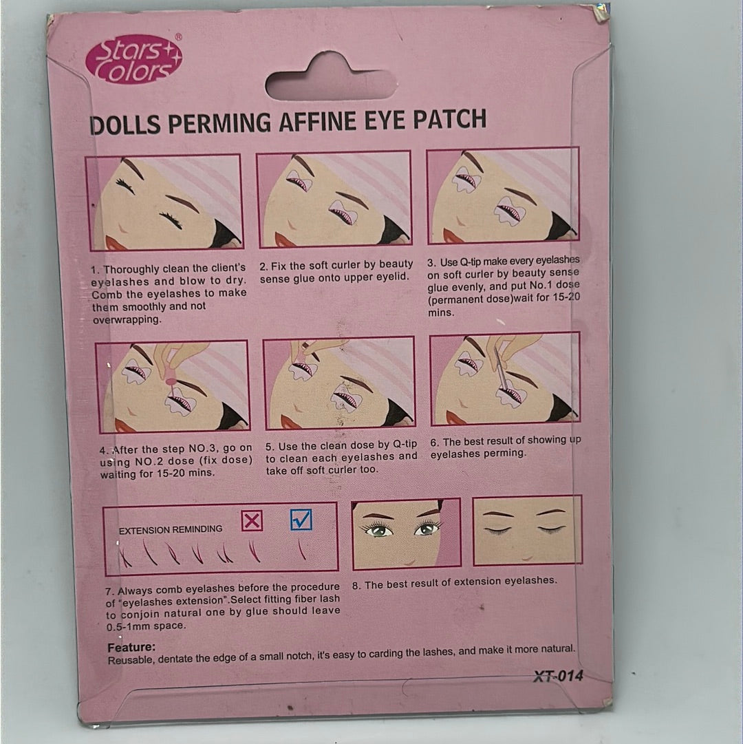 VIET DOLLS PERMING EYELASH LIFT SILICONE CURLER - 5 PR/PKG