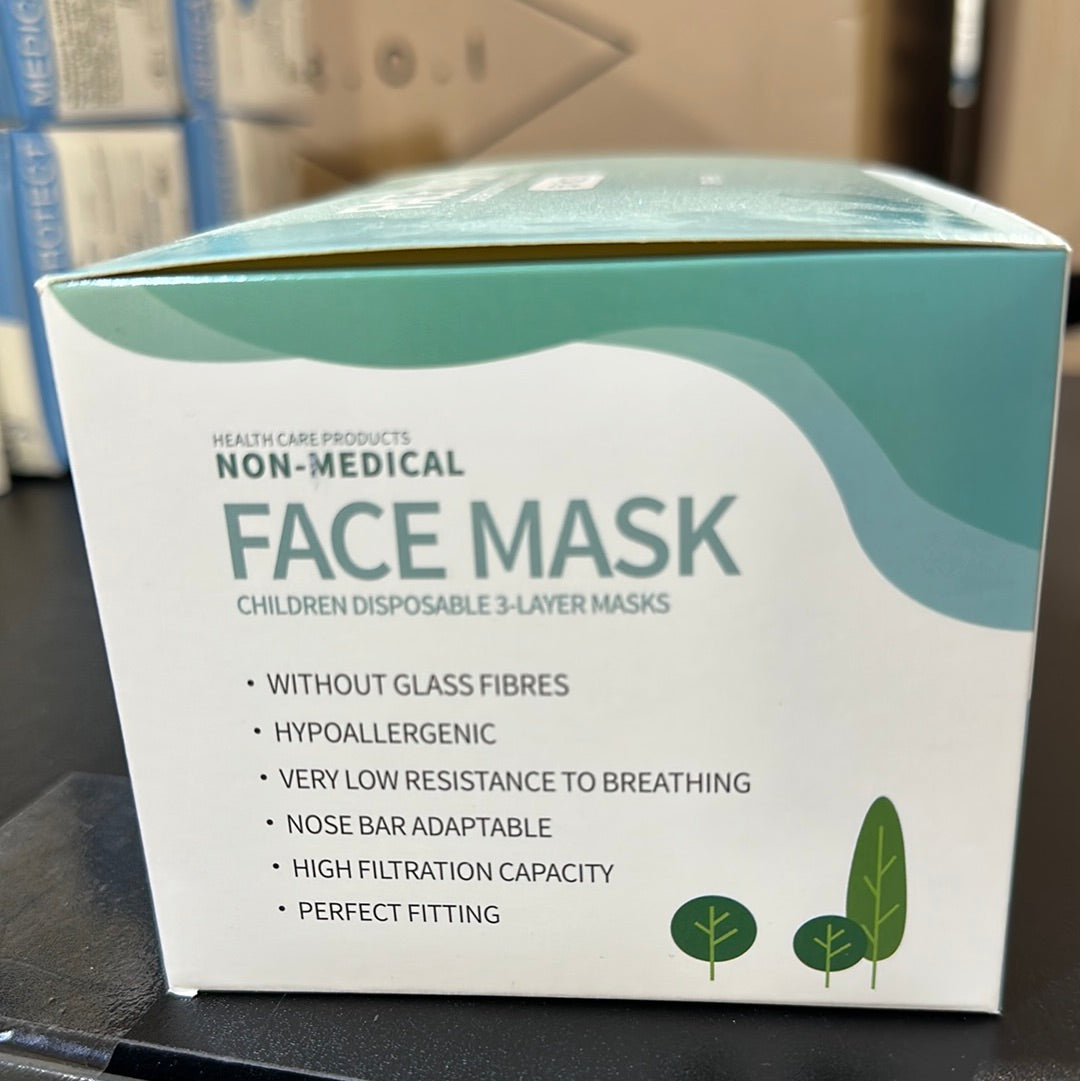 BQK-2 Children Disposable Face Mask (3 Layers) 50pcs/Box