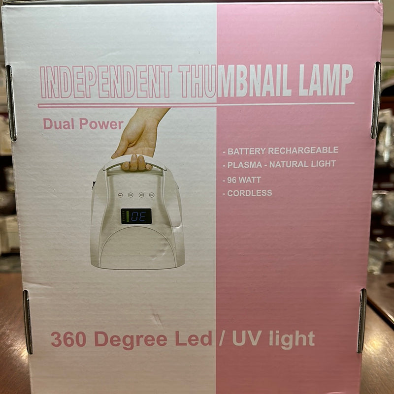 JC-CFL 027 GND INDEPENDENT THUMBNAIL LED/UV LAMP 96W (PINK LIGHT)