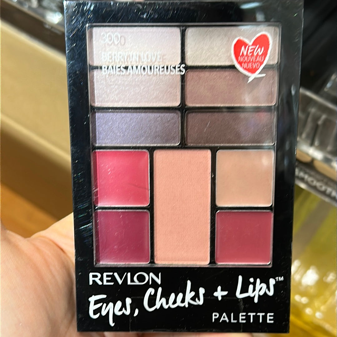 REVLON eyes cheeks lips PALETTE