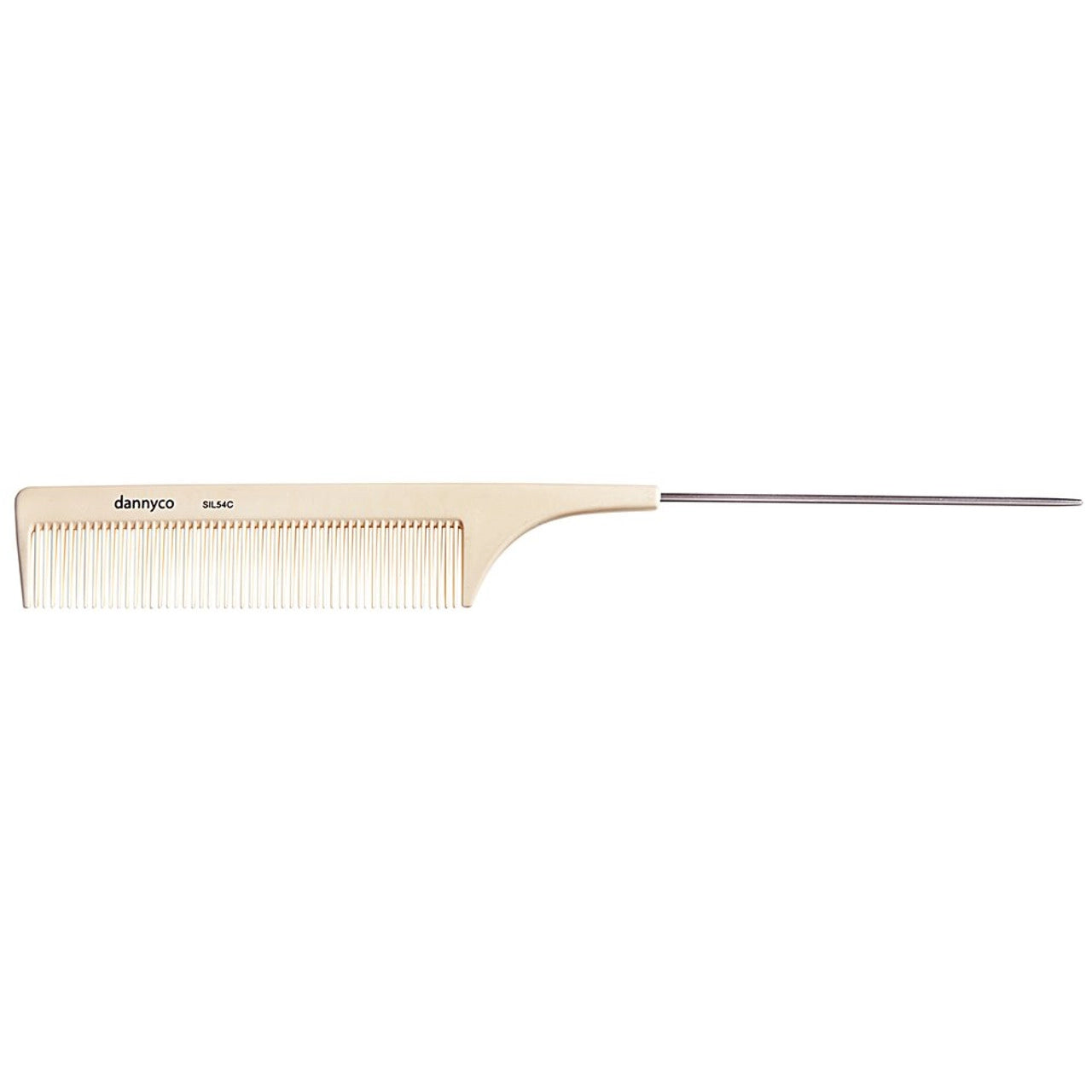 SIL54C DANNYCO SILICONE FINE TOOTH PIN TAIL COMB