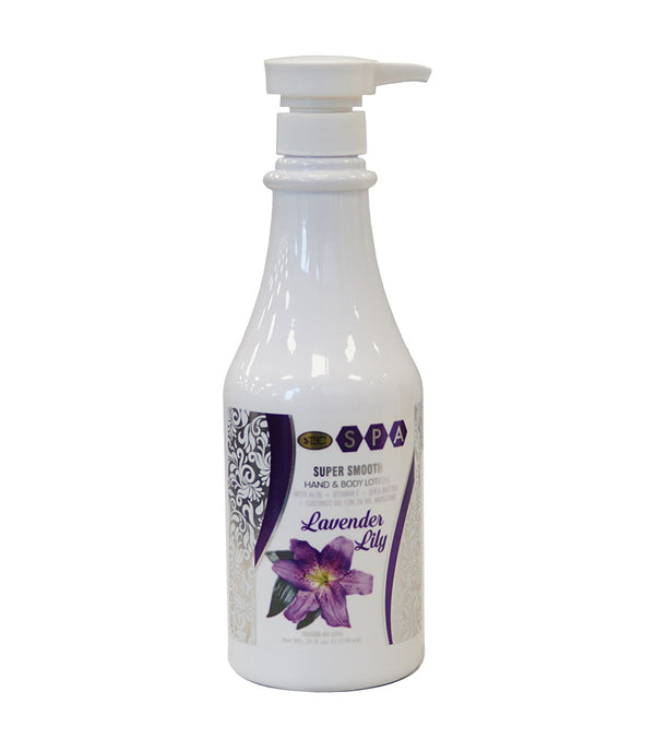 TSC SPA HAND & BODY LOTION - LAVENDER LILY 25 OZ