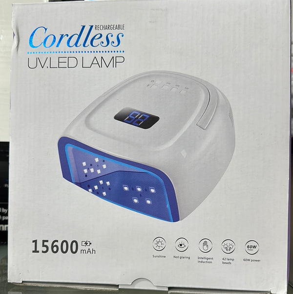 GND CORDLESS UV/LED LAMP 60W-RECHARGEABLE