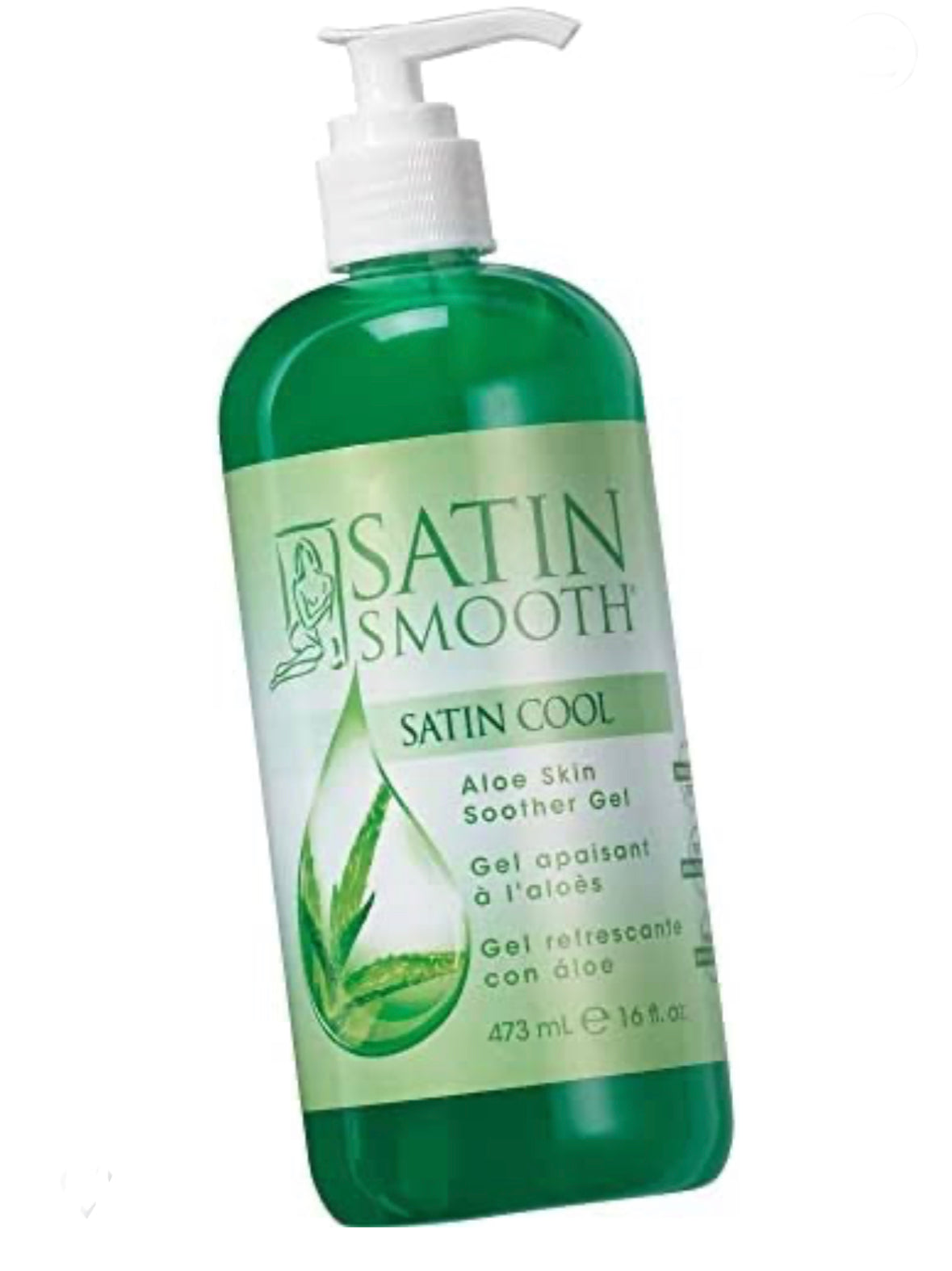 814209 SATIN SMOOTH ALOE SKIN SOOTHER GEL 16 OZ