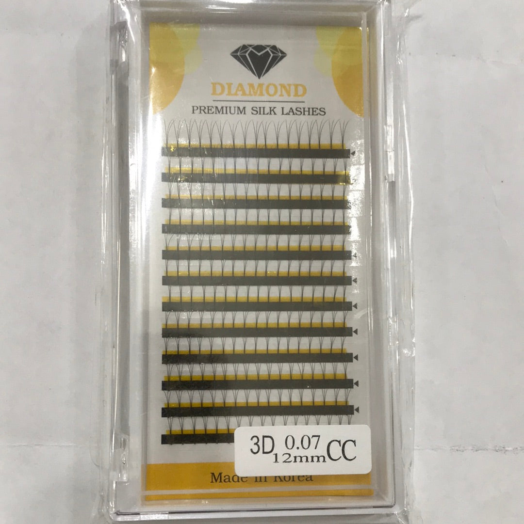 DIAMOND PREMIUM SILK LASHES 3D-C