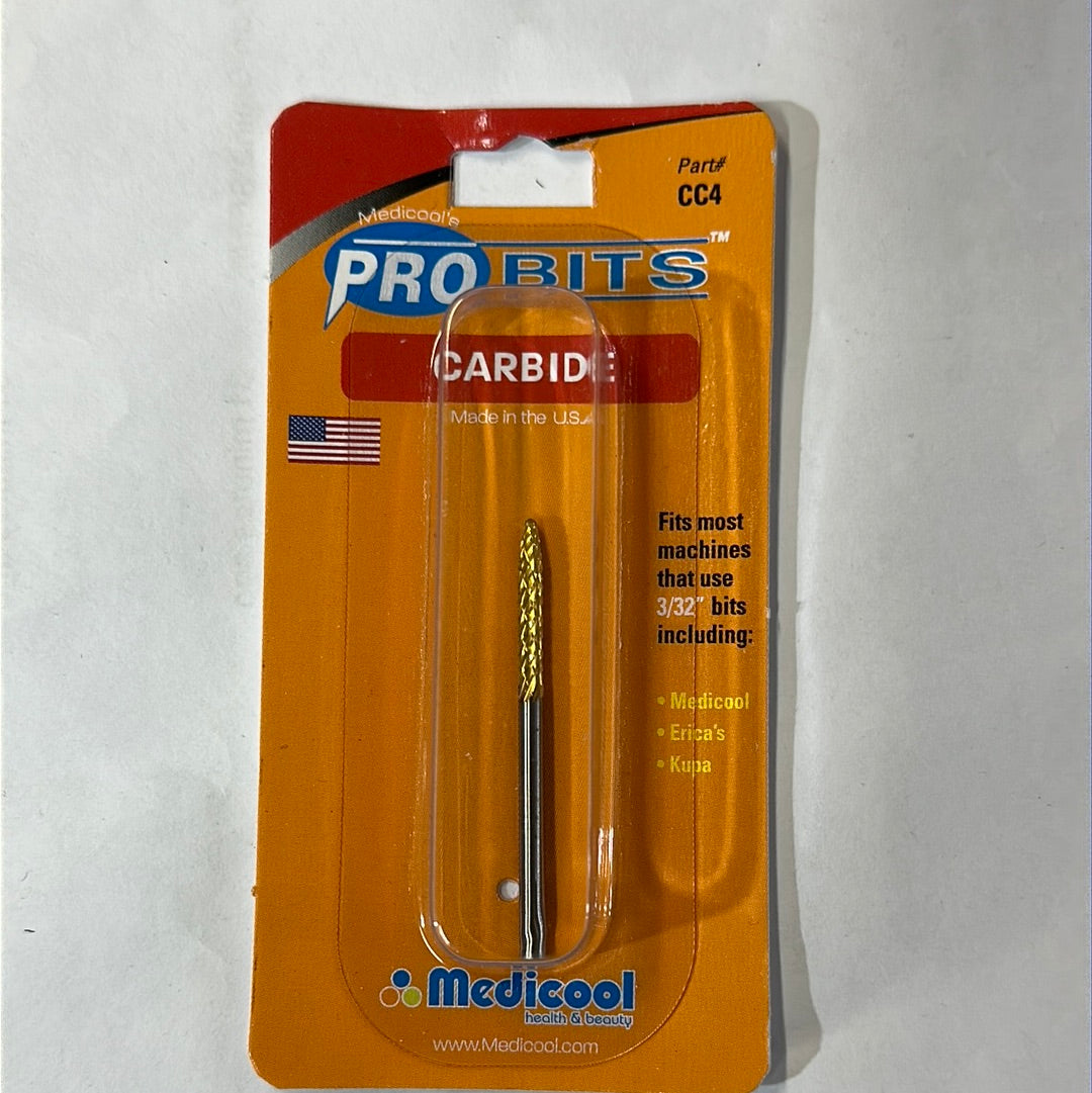 MED CC4 PRO BITS CARBIDE-TI CONE 3/32"