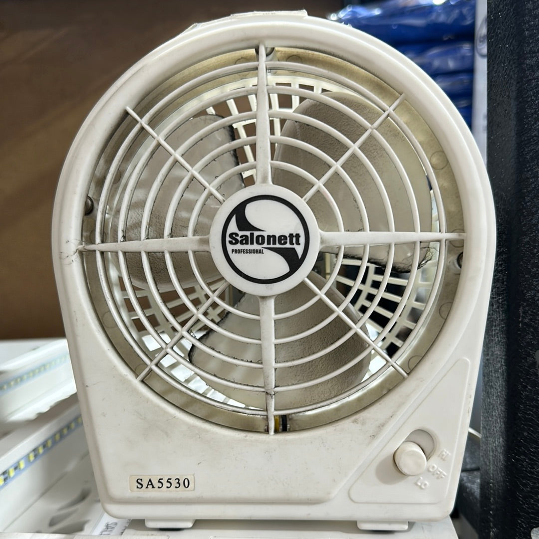 BER SF417WH SALONETTE DESKTOP SALON FAN 6"