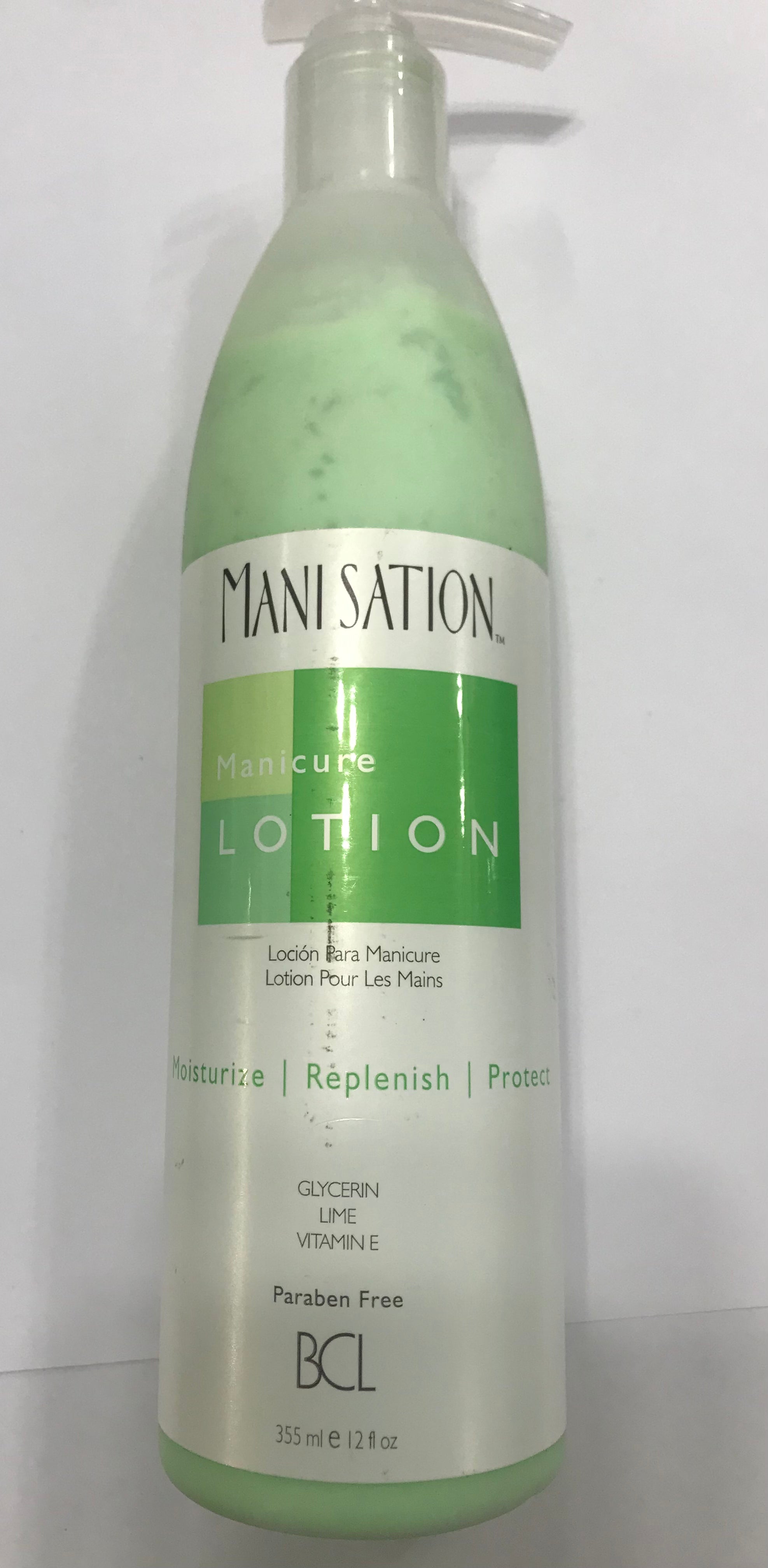 MANI SATION MANICURE LOTION - 12 OZ