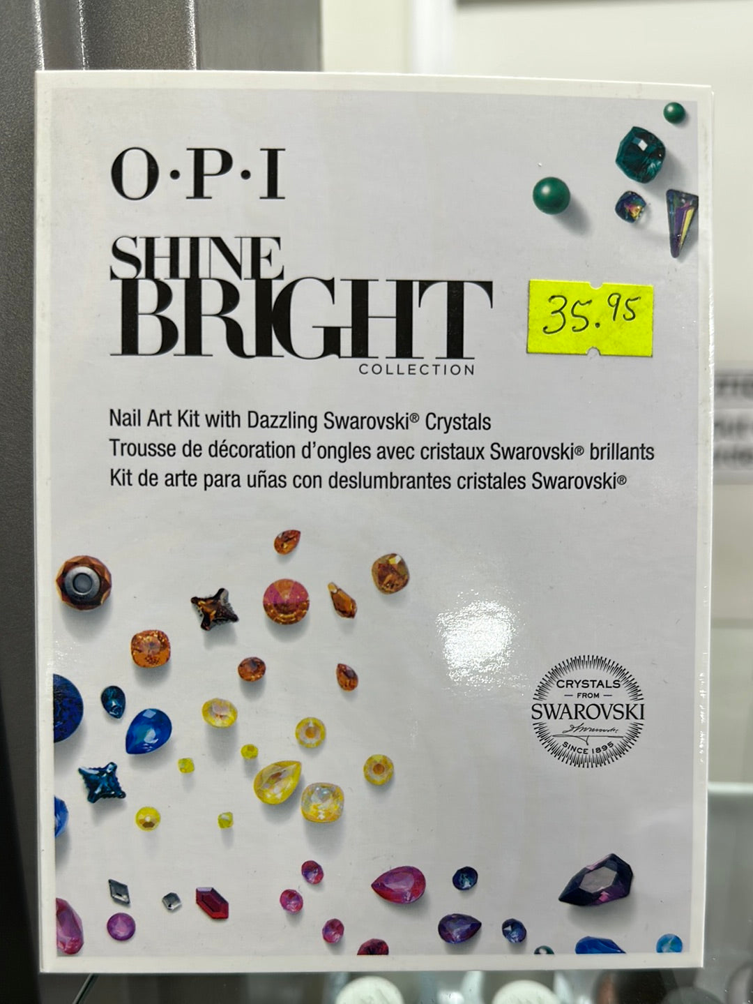 HPM24 OPI SHINE BRIGHT COL NAIL ART KIT DAZZLING SWAROVSKI CRYSTALS