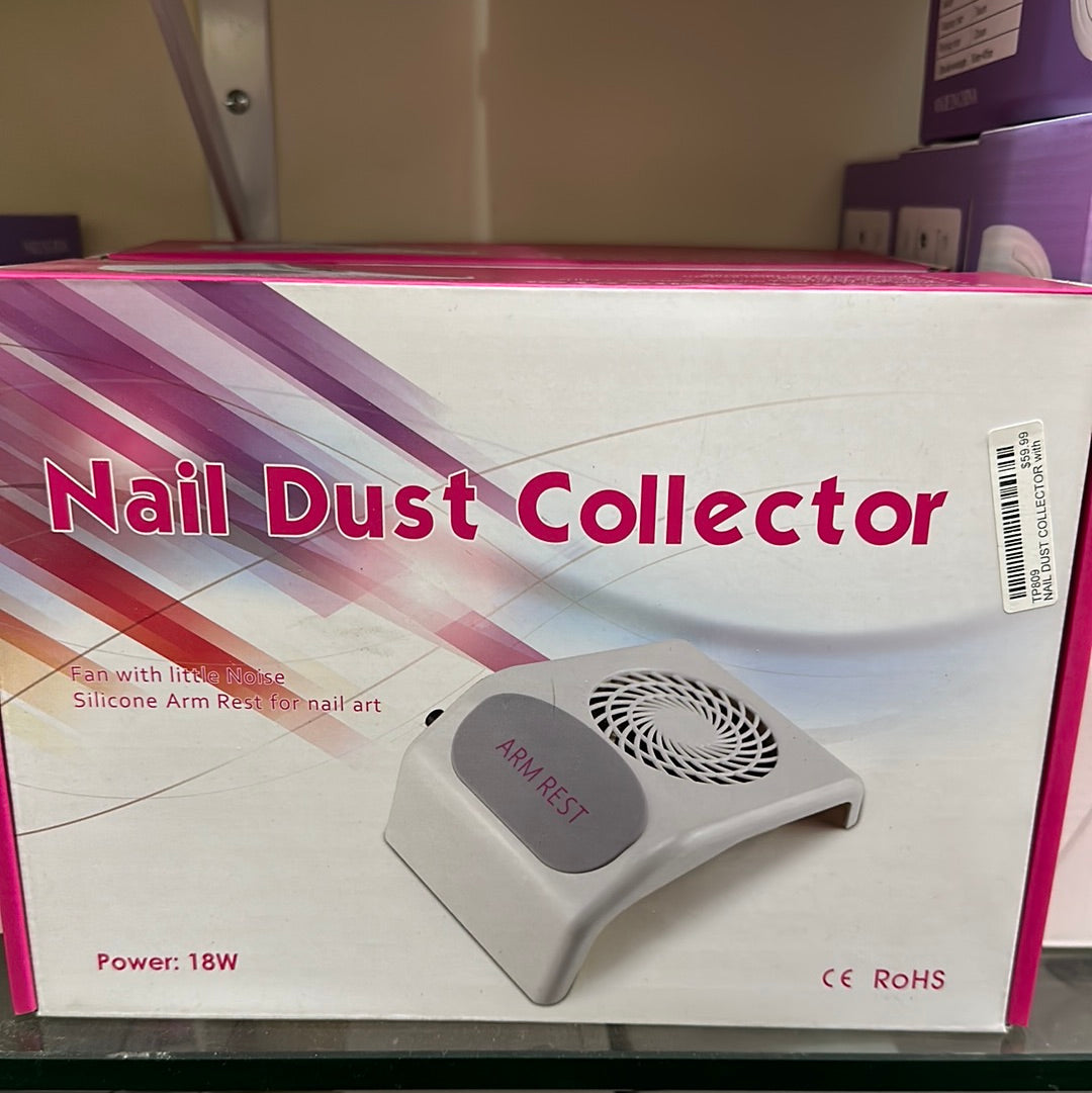 TP813 NAIL DUST COLLECTOR w/ SILICONE ARM REST