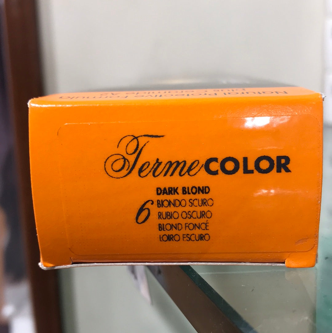 TERME COLOR #6 HAIR COLORING CREAM - DARK BLOND