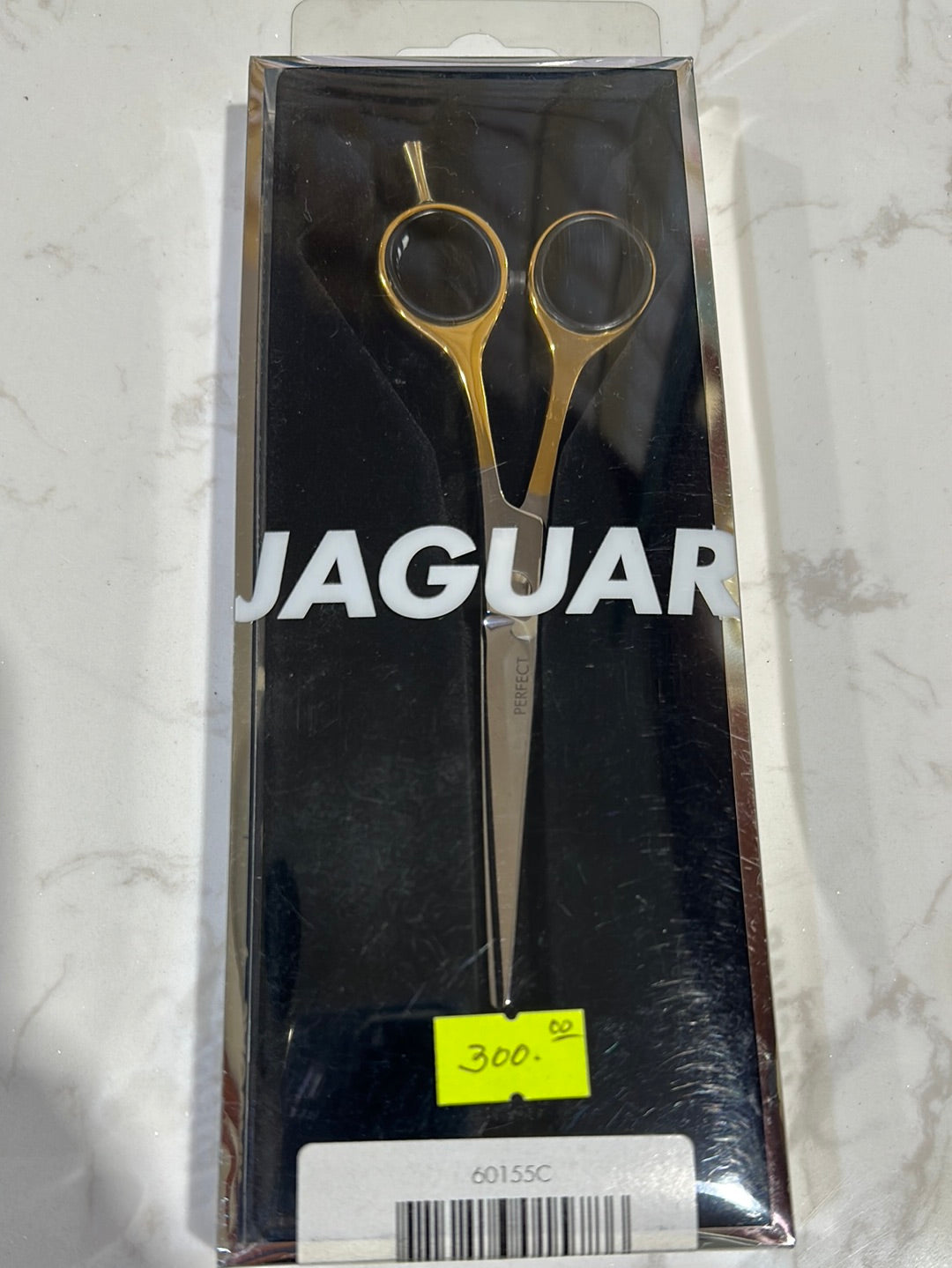 60155C JAGUAR PERFECT SHEARS 5.5" - GOLD PLATED MADE IN GERMANY
