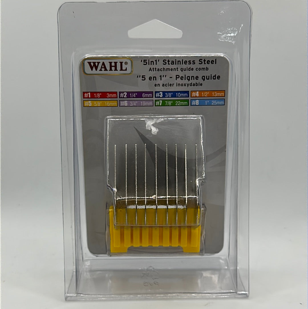 WAHL 53117 S.S #5 YELLOW 5/8" ATTACHMENT GUIDE