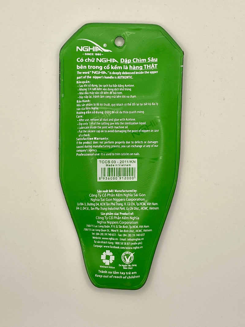 D.506 NGHIA CUTICLE NIPPER FULL JAW - Secret Nail & Beauty Supply