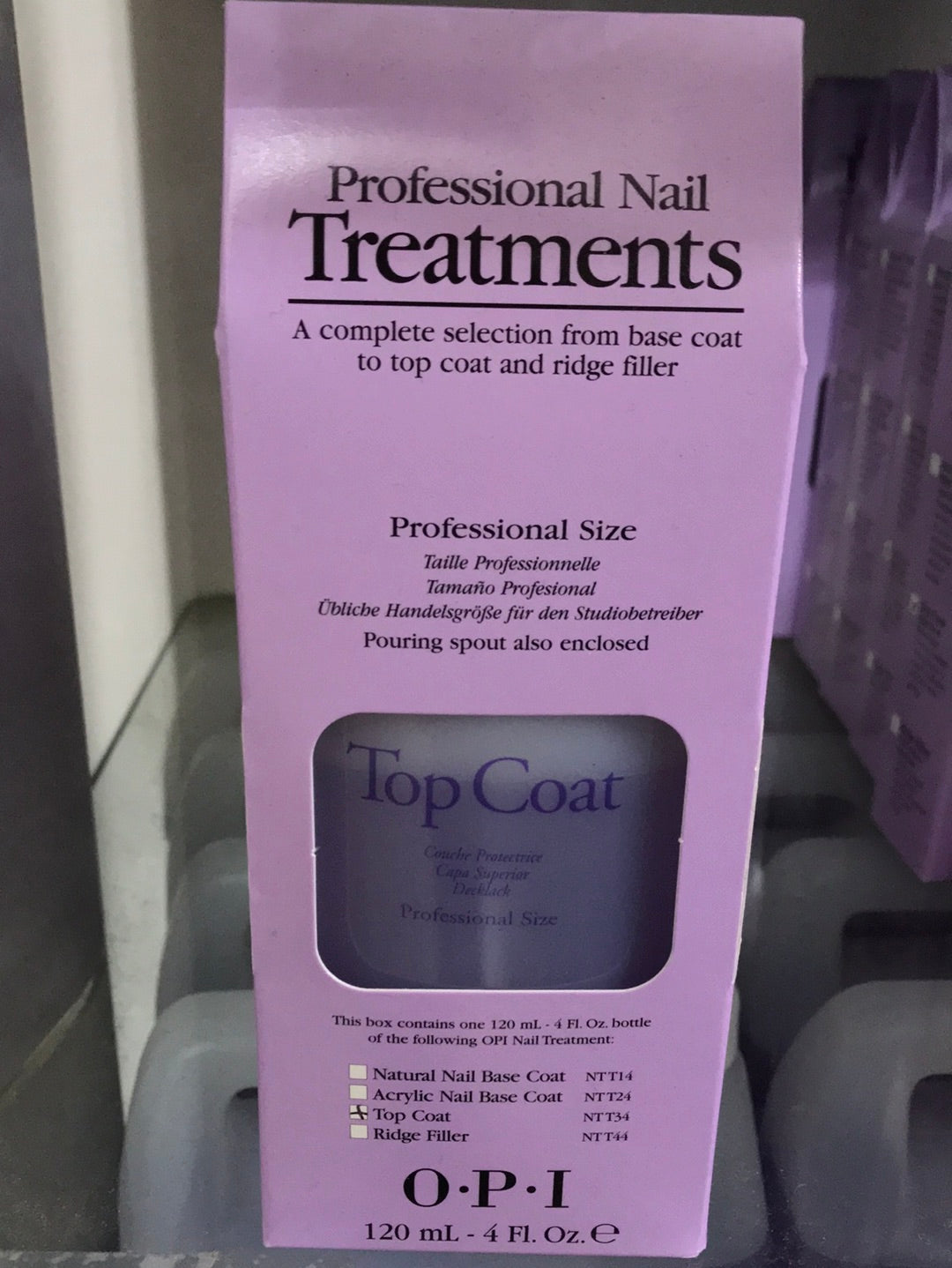 OPI TOP COAT REFILL 4 OZ