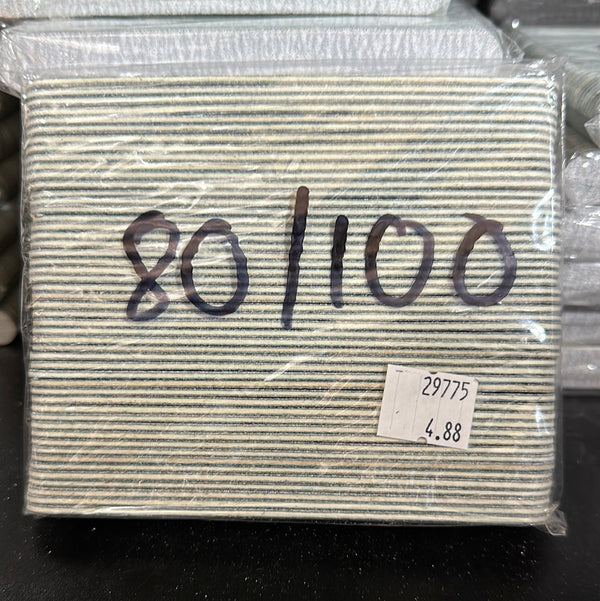 NO NAME MINI FILE ZEBRA 80/100 GRIT