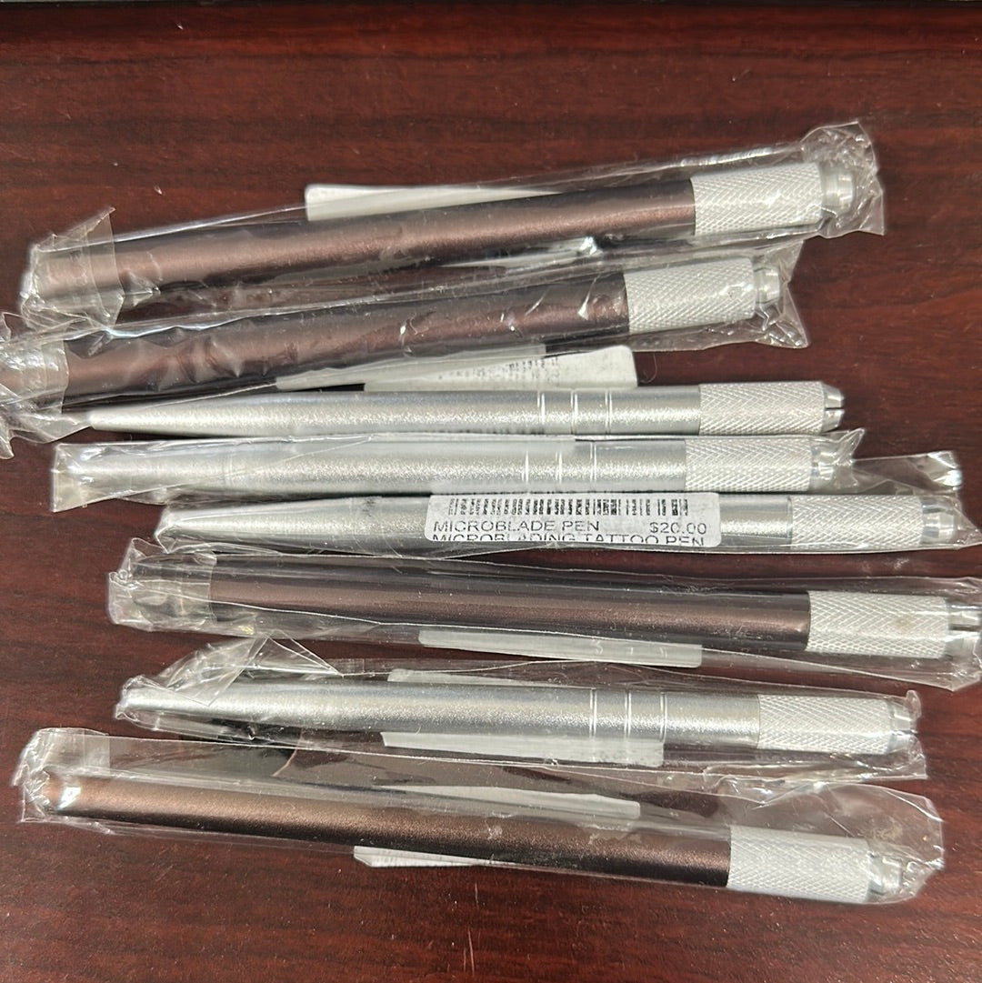 Microblading Tattoo Pen(silver or brown)
