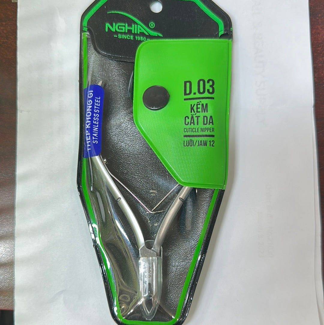 D-03-12 NGHIA STAINLESS STEEL CUTICLE NIPPER