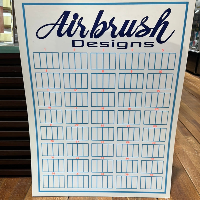 AIR BRUSH DESIGNS-Nail Art Board