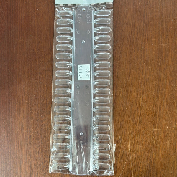 NTD-C NAIL TIP DISPLAY BOARD CLEAR-36 TIPS
