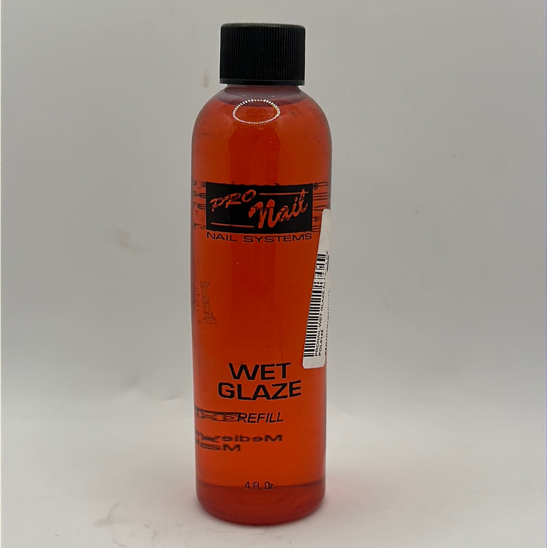 PRONAIL WET GLAZE TOP COAT -  4 OZ