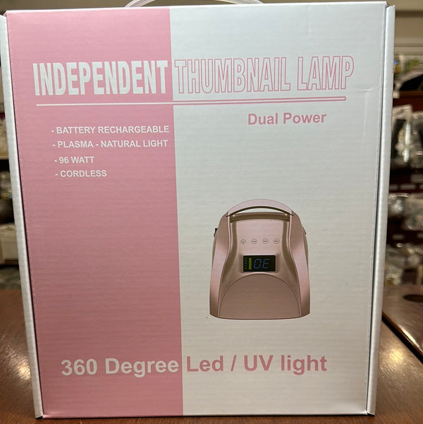 JC-CFL 027 GND INDEPENDENT THUMBNAIL LED/UV LAMP 96W (PINK LIGHT)