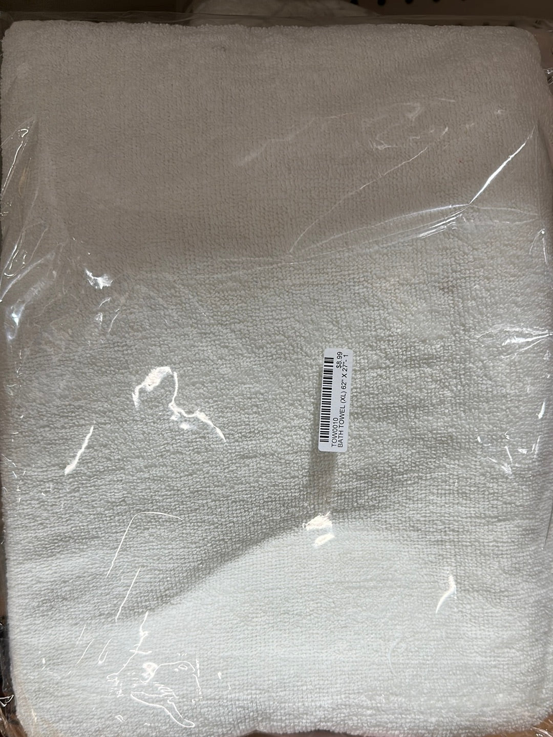 TOW0010 BATH TOWEL(XL)62" X 27"-1 PC