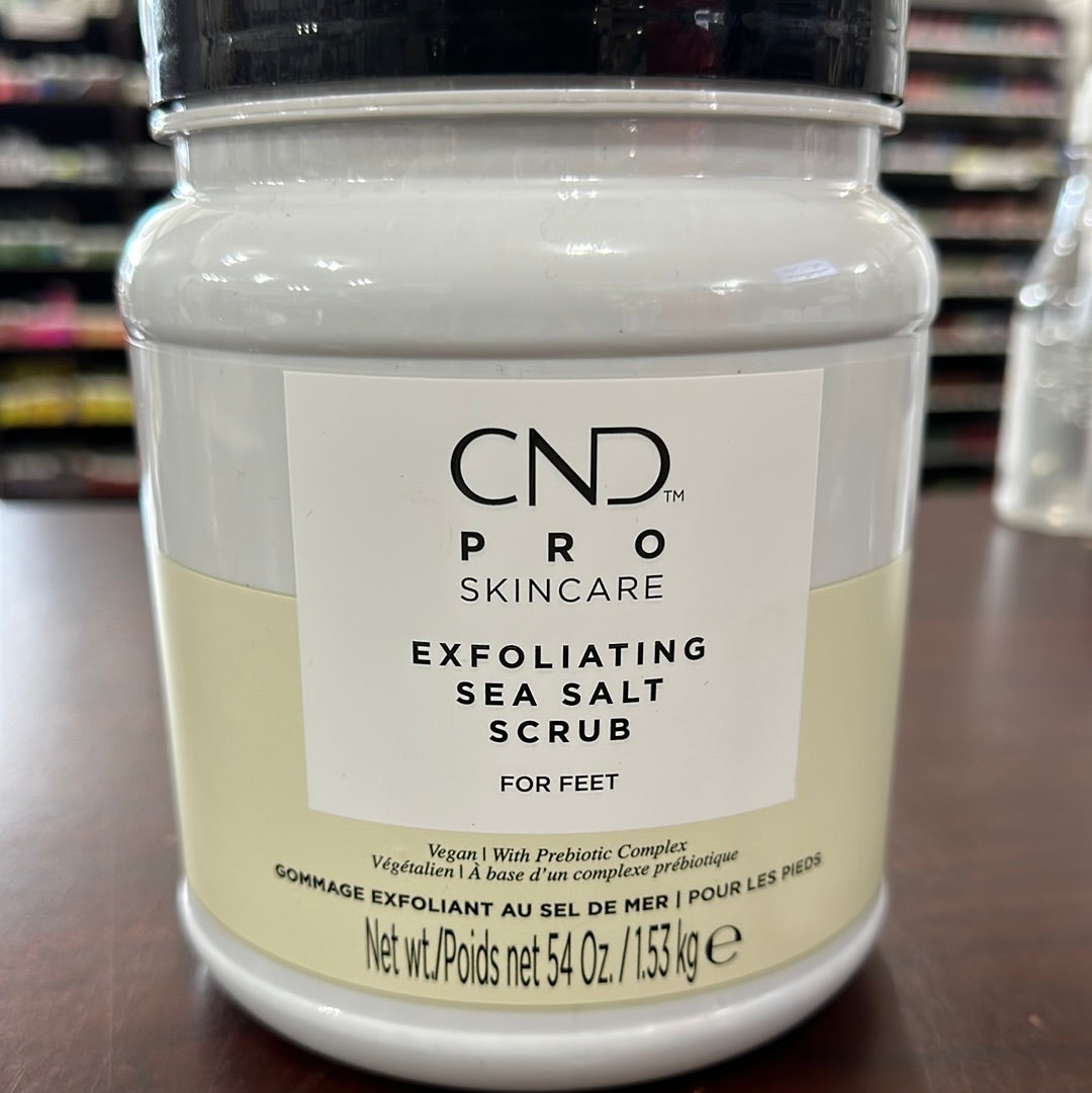 CND EXFOLIATING SEA SALT SCRUB 54 OZ- FOR FEET