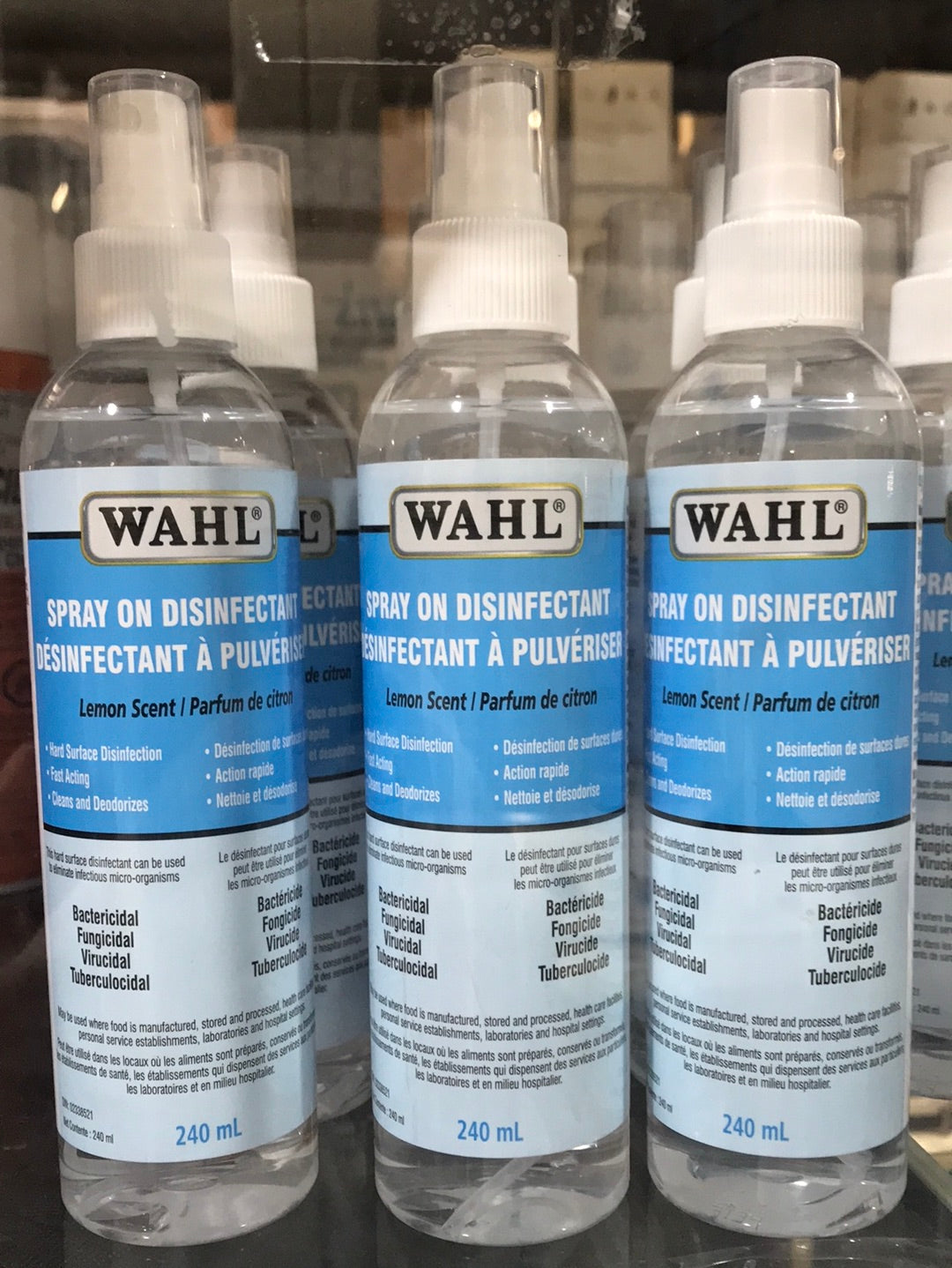53325 WAHL SPRAY ON DISINFECTANT 240 ML
