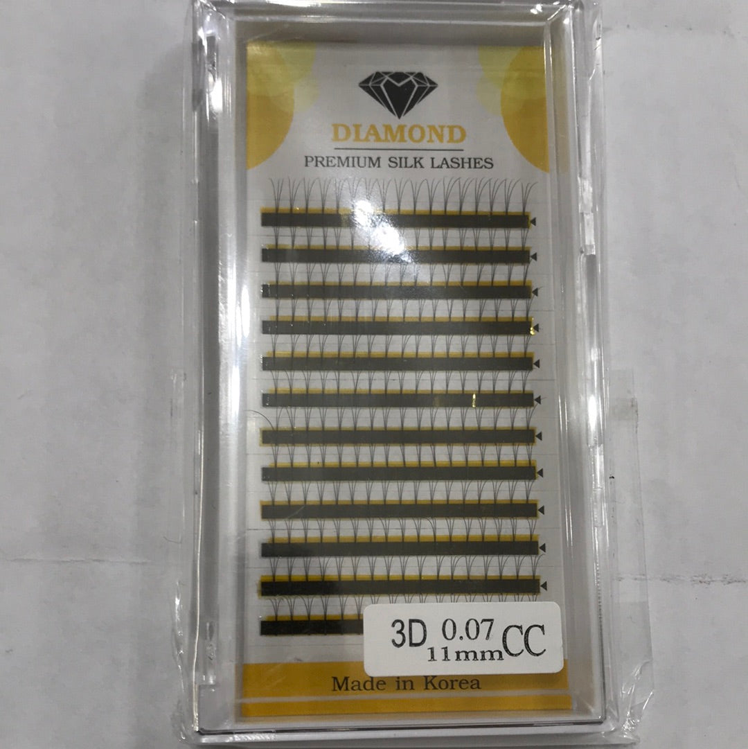 DIAMOND PREMIUM SILK LASHES 3D-C