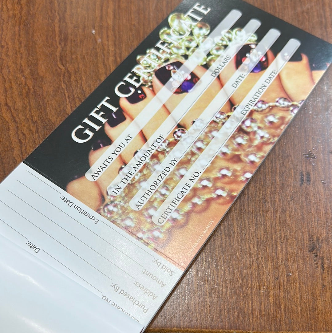 GC133 GIFT CERTIFICATE - Secret Nail & Beauty Supply